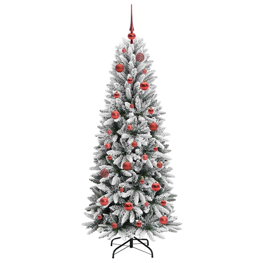 Kunstkerstboom met 150 LED met standaard Wit 63 x 63 x 150 cm