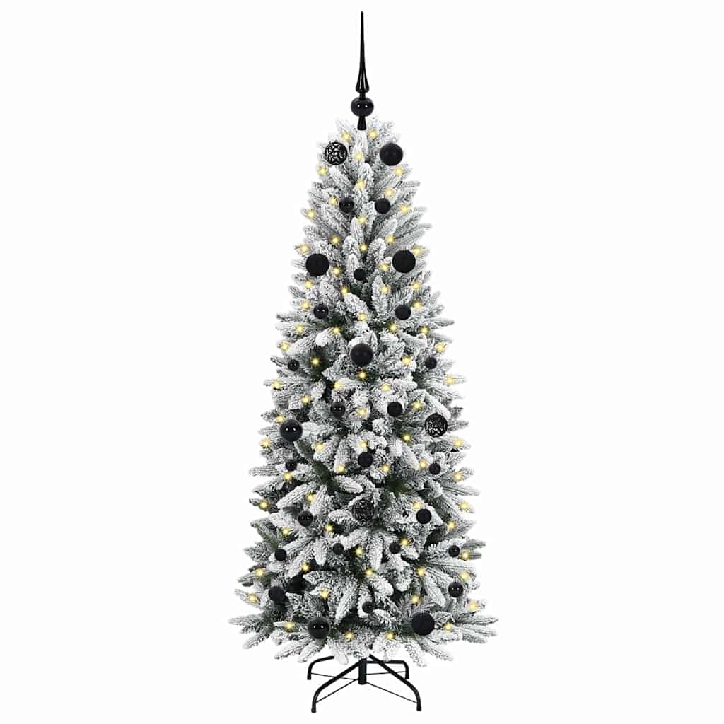 Kunstkerstboom met 150 LED met standaard Wit 63 x 63 x 150 cm