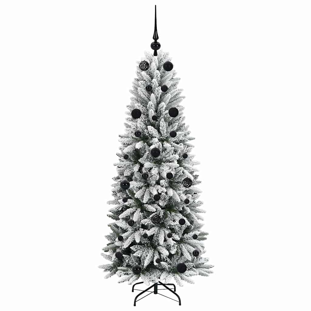 Kunstkerstboom met 150 LED met standaard Wit 63 x 63 x 150 cm