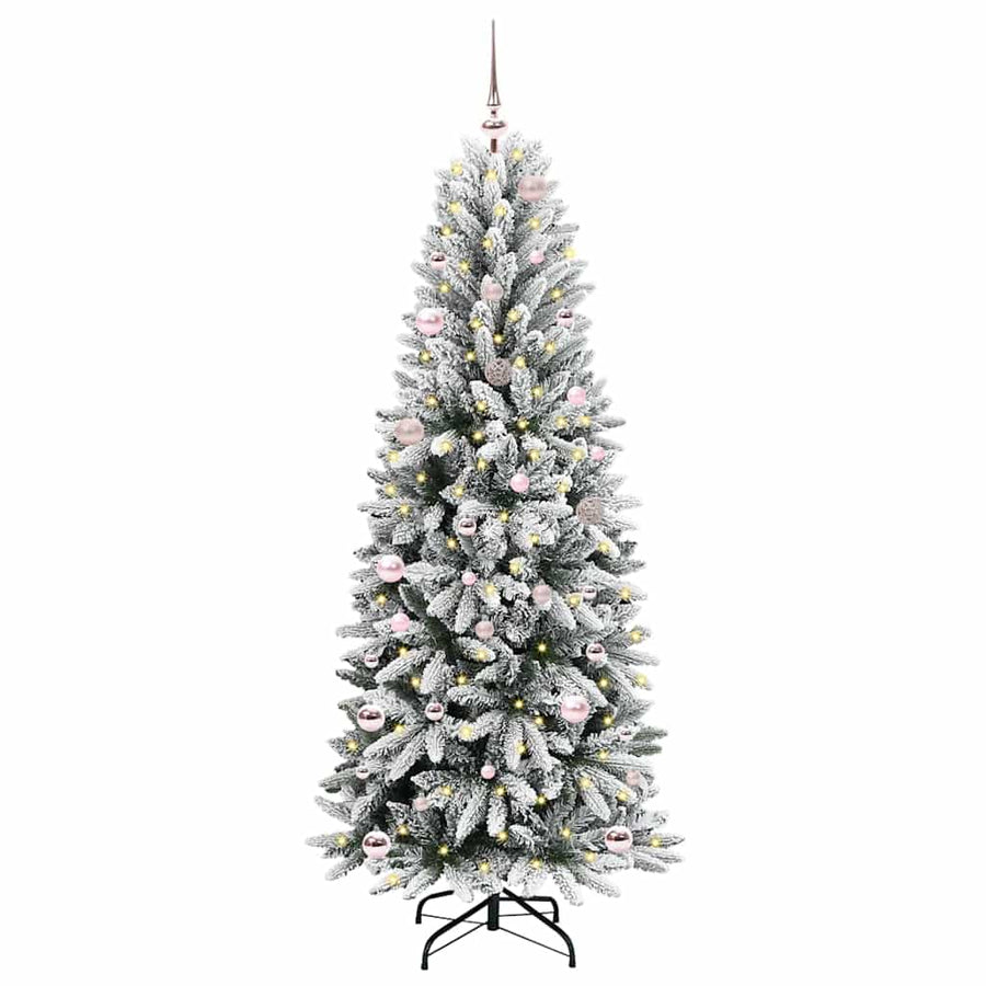 Kunstkerstboom met 150 LED met standaard Wit 63 x 63 x 150 cm