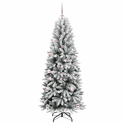 Kunstkerstboom met 150 LED met standaard Wit 63 x 63 x 150 cm
