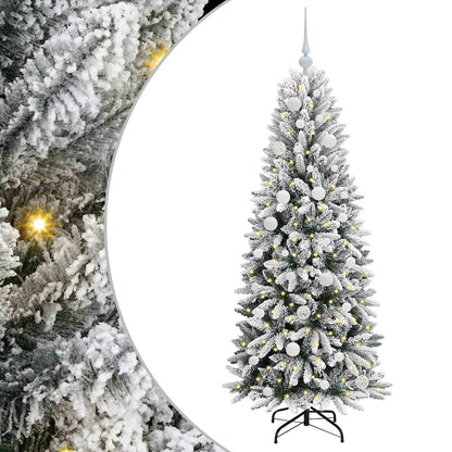 Kunstkerstboom met 150 LED met standaard Wit 63 x 63 x 150 cm