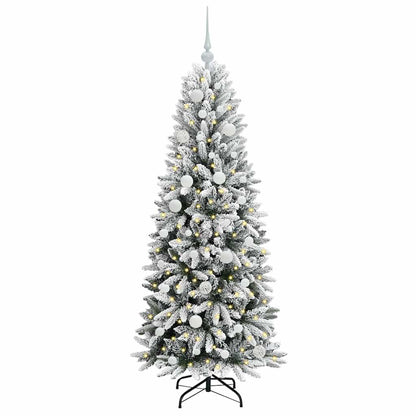 Kunstkerstboom met 150 LED met standaard Wit 63 x 63 x 150 cm
