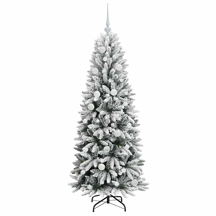 Kunstkerstboom met 150 LED met standaard Wit 63 x 63 x 150 cm