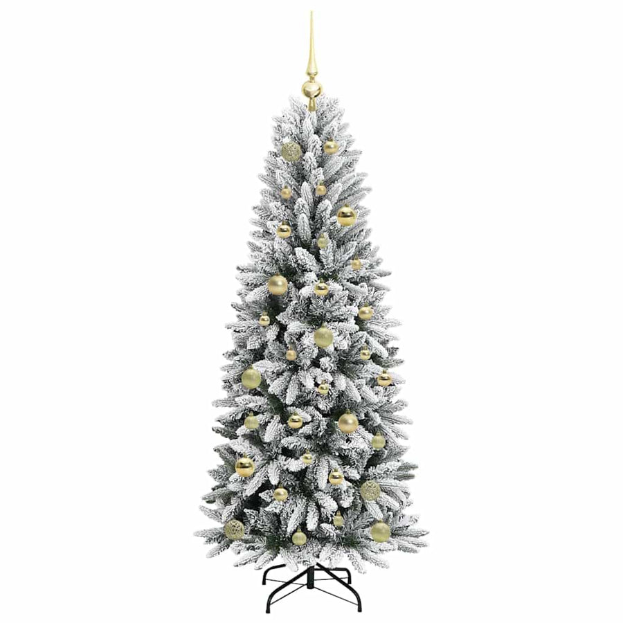 Kunstkerstboom met 150 LED met standaard Wit 63 x 63 x 150 cm