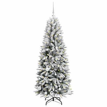 Kunstkerstboom met 150 LED met standaard Wit 63 x 63 x 150 cm