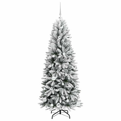 Kunstkerstboom met 150 LED met standaard Wit 63 x 63 x 150 cm