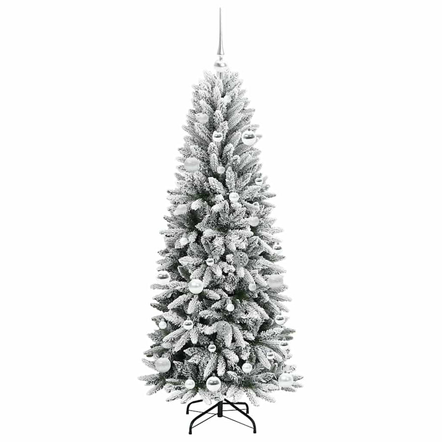 Kunstkerstboom met 150 LED met standaard Wit 63 x 63 x 150 cm