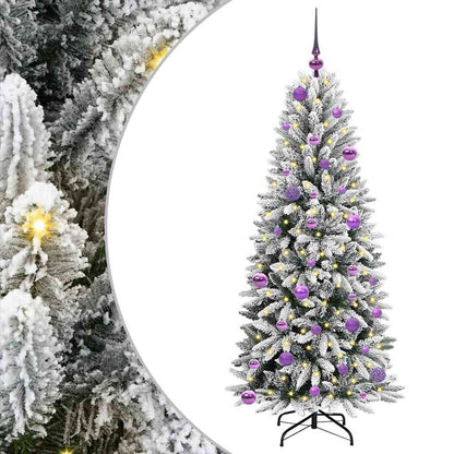 Kunstkerstboom met 150 LED met standaard Wit 63 x 63 x 150 cm