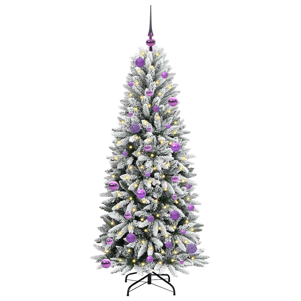 Kunstkerstboom met 150 LED met standaard Wit 63 x 63 x 150 cm