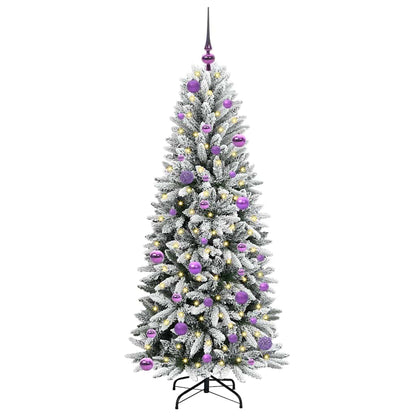 Kunstkerstboom met 150 LED met standaard Wit 63 x 63 x 150 cm