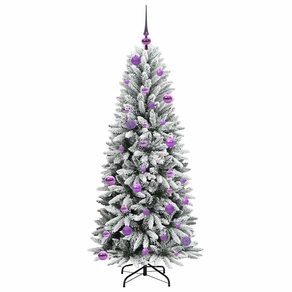 Kunstkerstboom met 150 LED met standaard Wit 63 x 63 x 150 cm