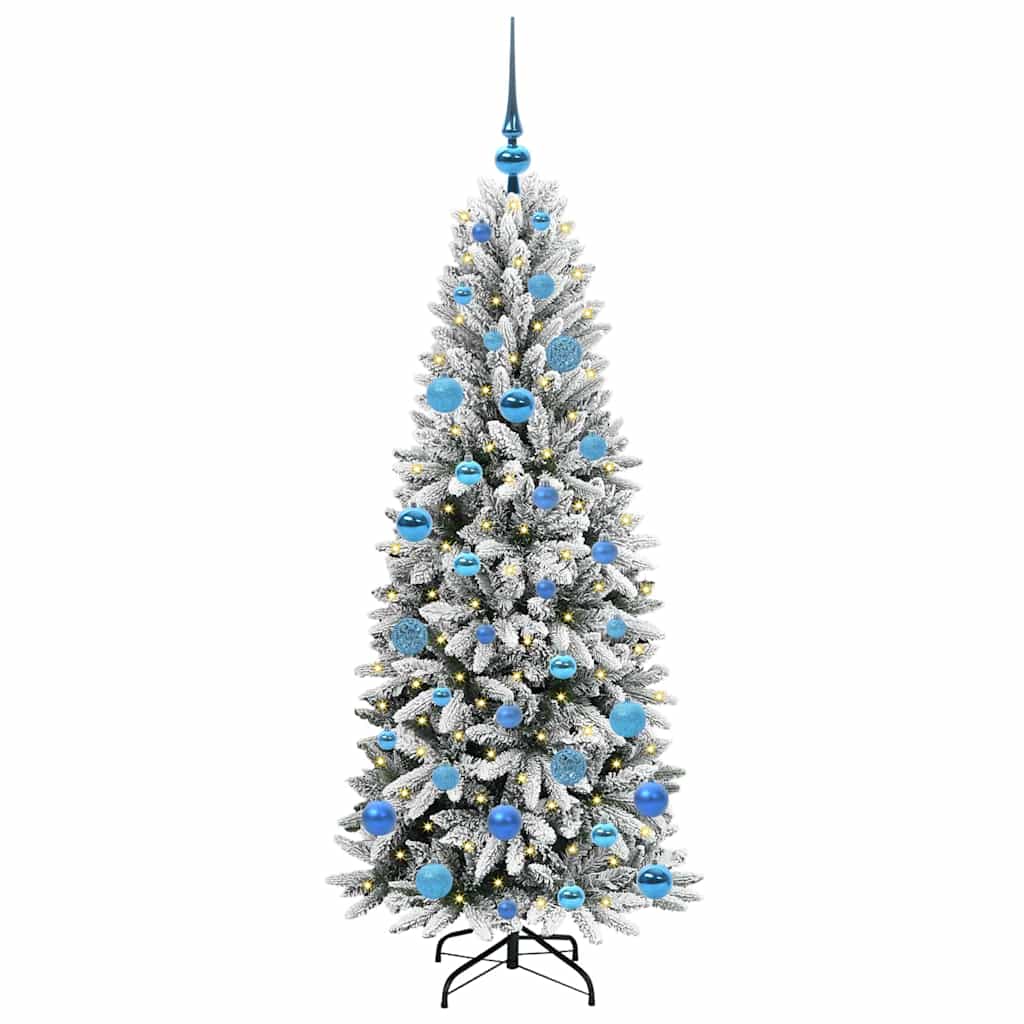 Kunstkerstboom met 150 LED met standaard Wit 63 x 63 x 150 cm