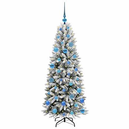 Kunstkerstboom met 150 LED met standaard Wit 63 x 63 x 150 cm