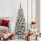 Kunstkerstboom wit 150 cm PVC