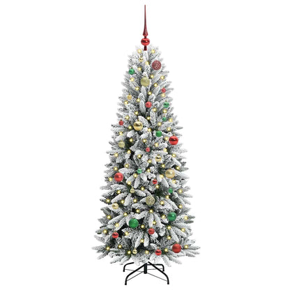 Kunstkerstboom met 150 LED met standaard Wit 63 x 63 x 150 cm