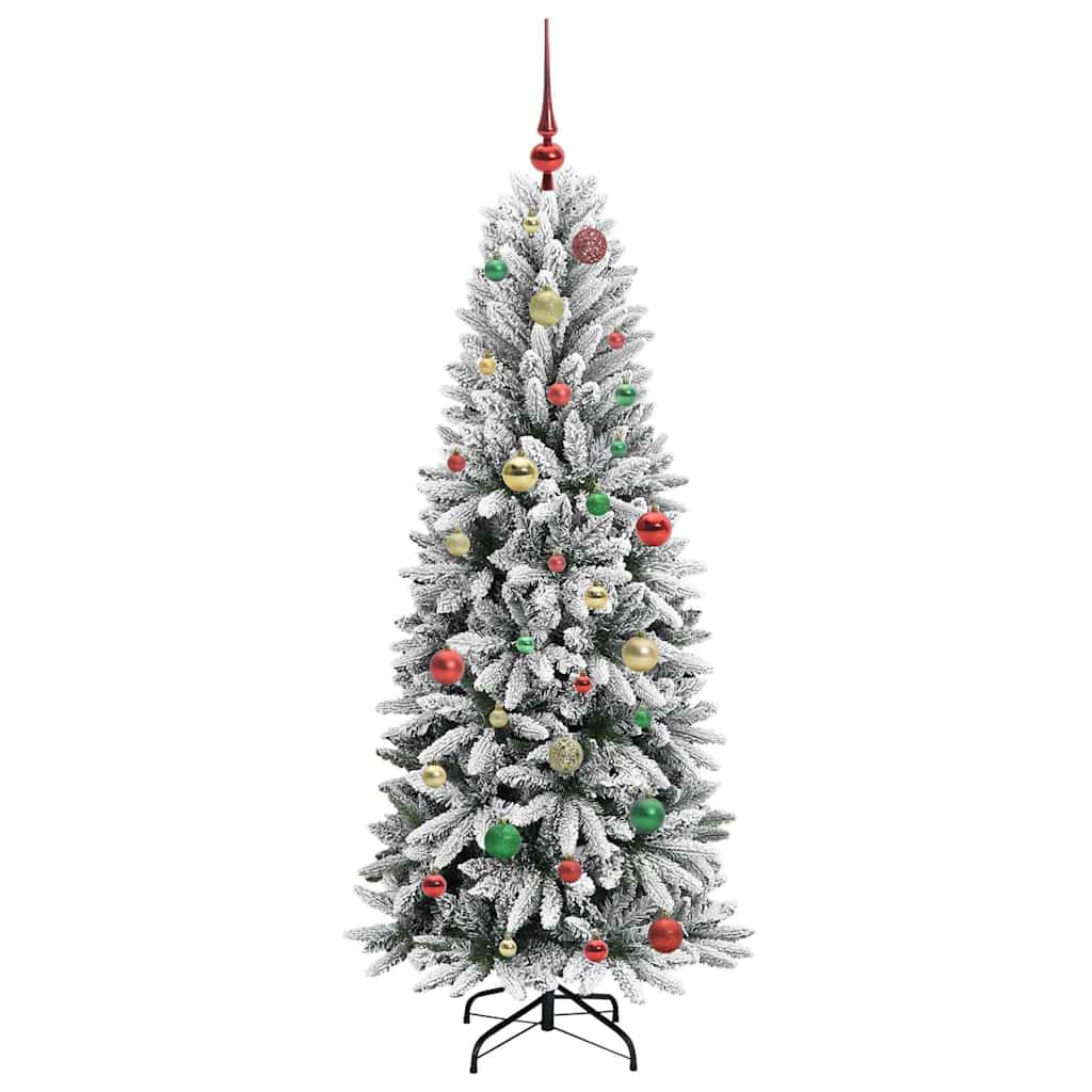 Kunstkerstboom met 150 LED met standaard Wit 63 x 63 x 150 cm