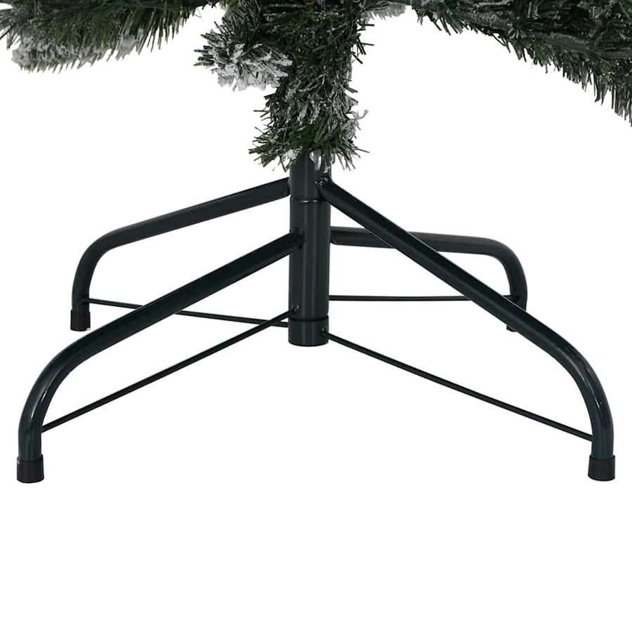 Kunstkerstboom Wit 180 cm PVC en Plastic en Staal en PE