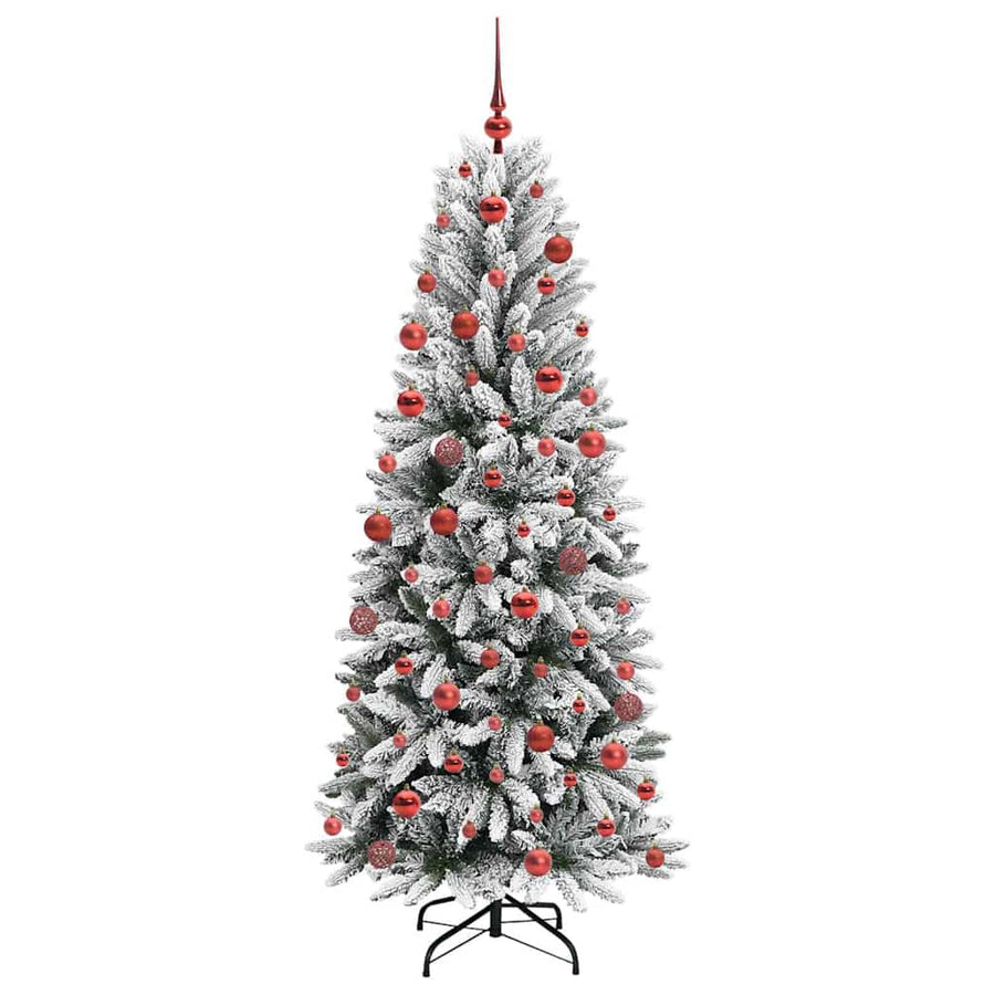 Kunstkerstboom met 300 LED met standaard Wit 73 x 73 x 180 cm