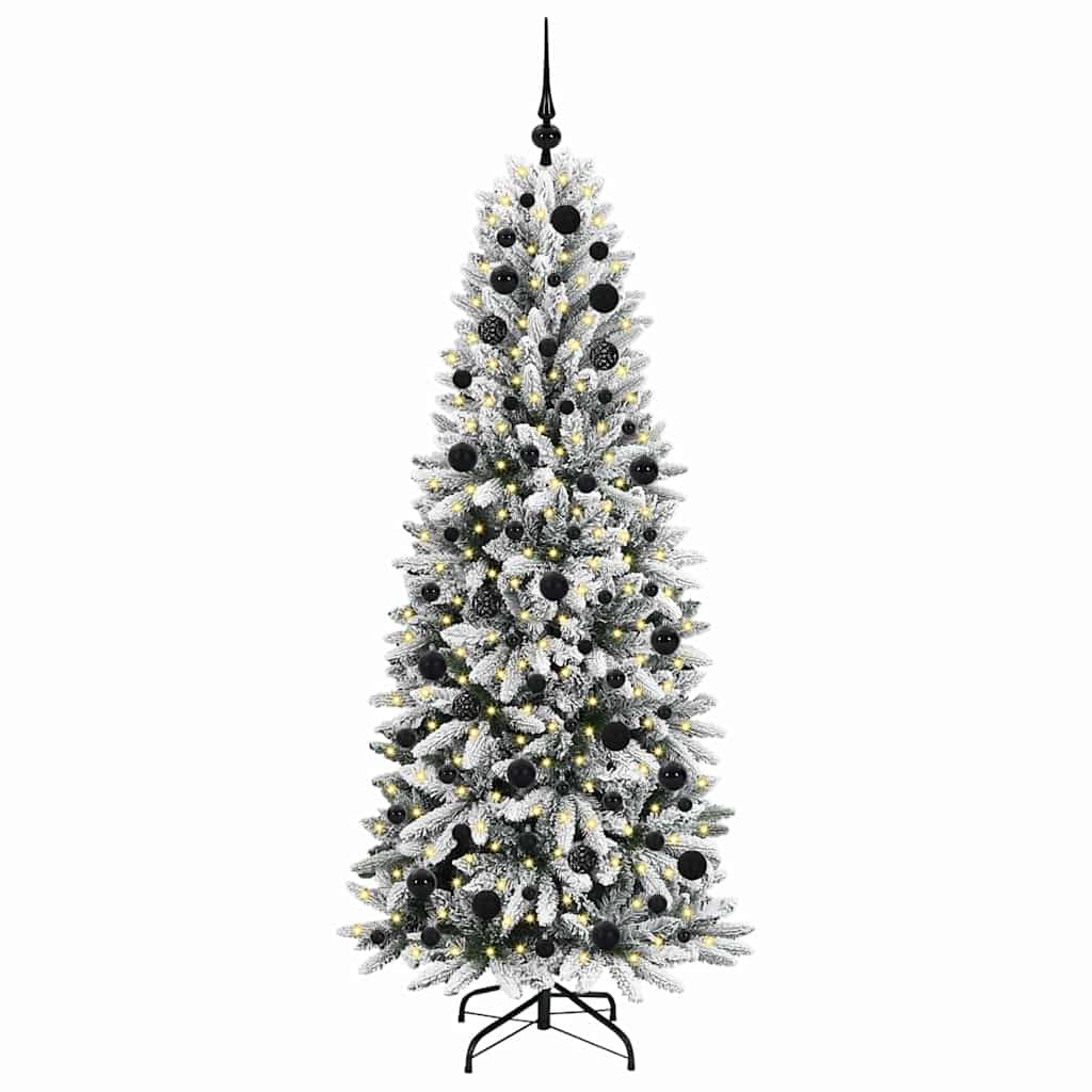 Kunstkerstboom met 300 LED met standaard Wit 73 x 73 x 180 cm