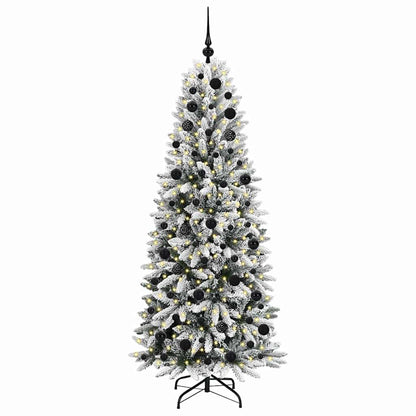 Kunstkerstboom met 300 LED met standaard Wit 73 x 73 x 180 cm
