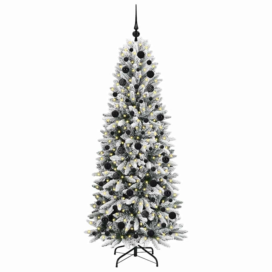 Kunstkerstboom met 300 LED met standaard Wit 73 x 73 x 180 cm