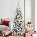 Kunstkerstboom wit 180 cm PVC PE