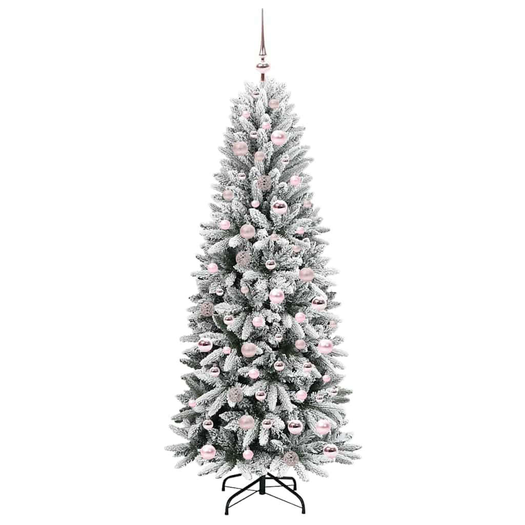 Kunstkerstboom met 300 LED met standaard Wit 73 x 73 x 180 cm