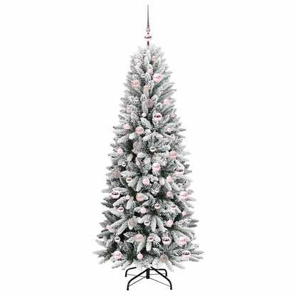 Kunstkerstboom met 300 LED met standaard Wit 73 x 73 x 180 cm