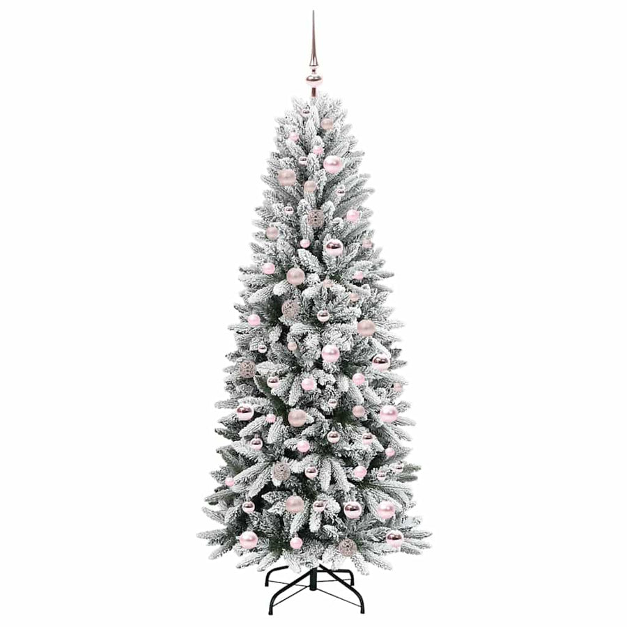Kunstkerstboom met 300 LED met standaard Wit 73 x 73 x 180 cm