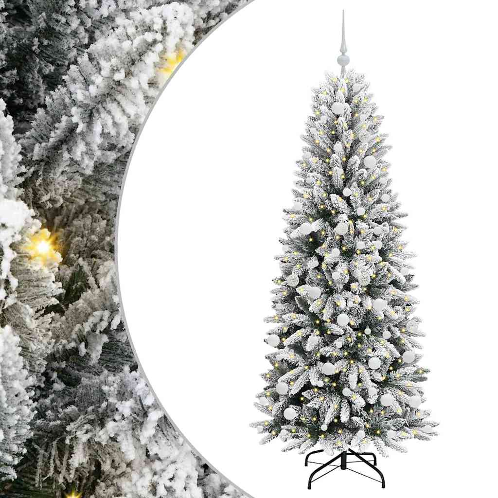 Kunstkerstboom met 300 LED met standaard Wit 73 x 73 x 180 cm
