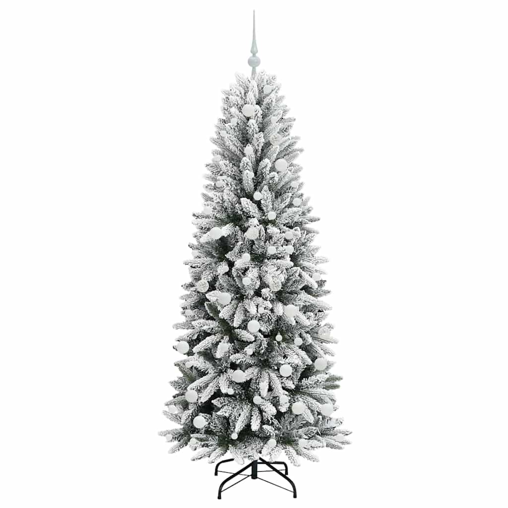 Kunstkerstboom met 300 LED met standaard Wit 73 x 73 x 180 cm