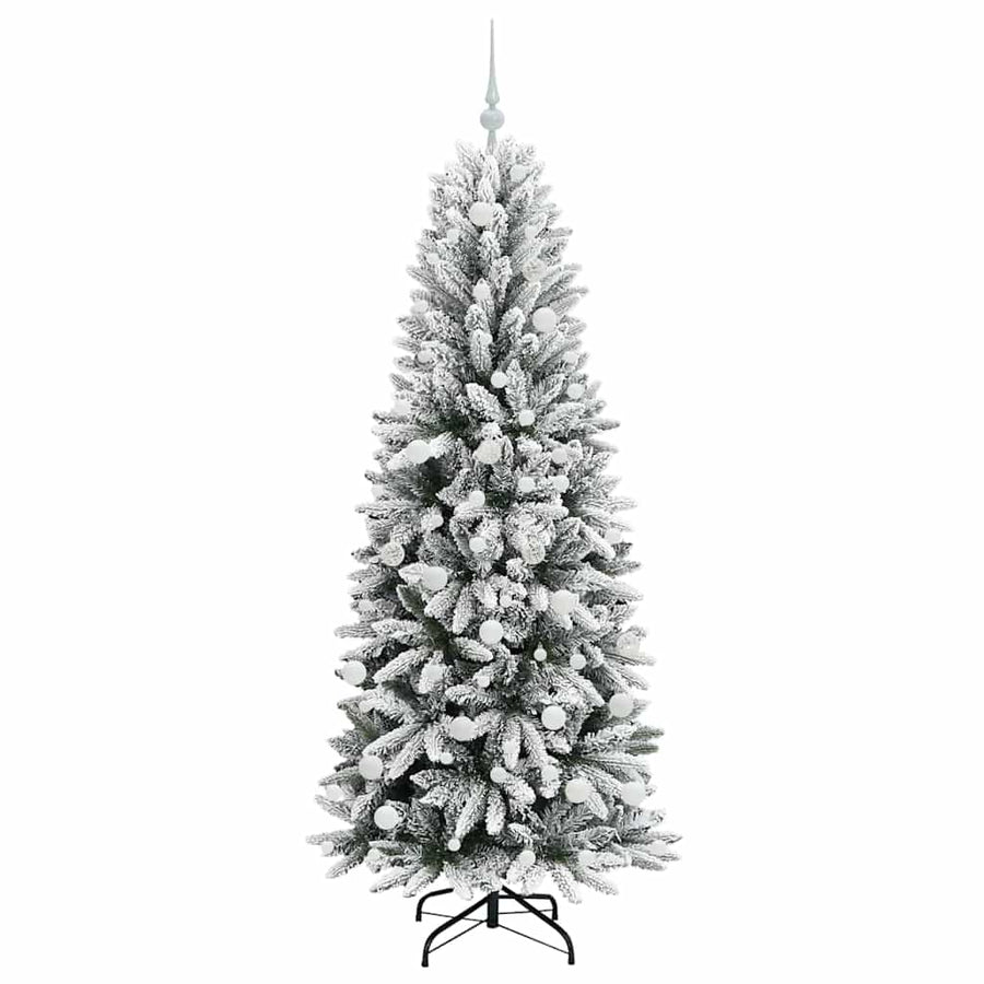 Kunstkerstboom met 300 LED met standaard Wit 73 x 73 x 180 cm