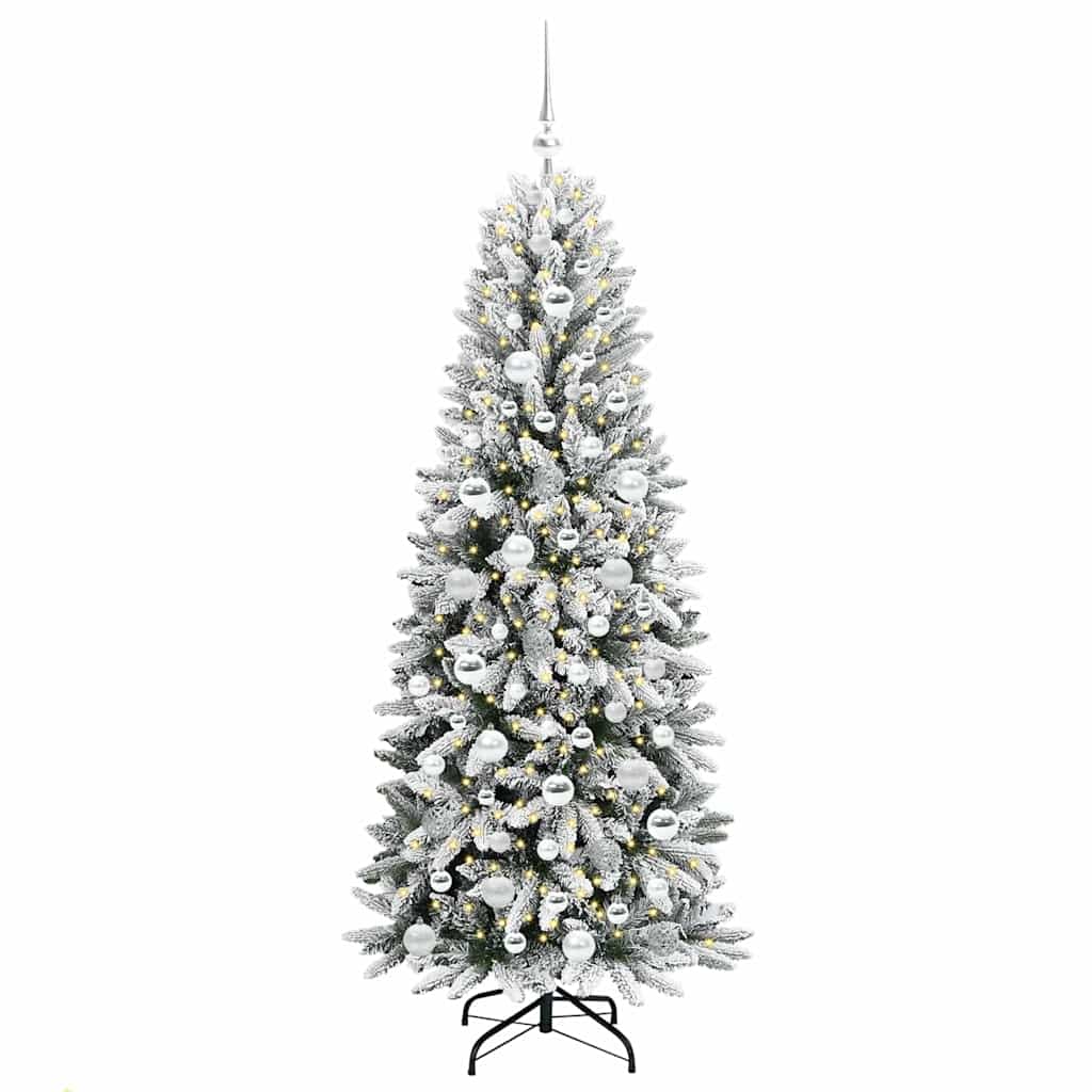 Kunstkerstboom met 300 LED met standaard Wit 73 x 73 x 180 cm