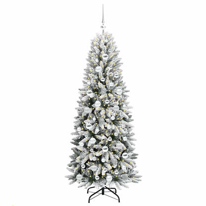 Kunstkerstboom met 300 LED met standaard Wit 73 x 73 x 180 cm