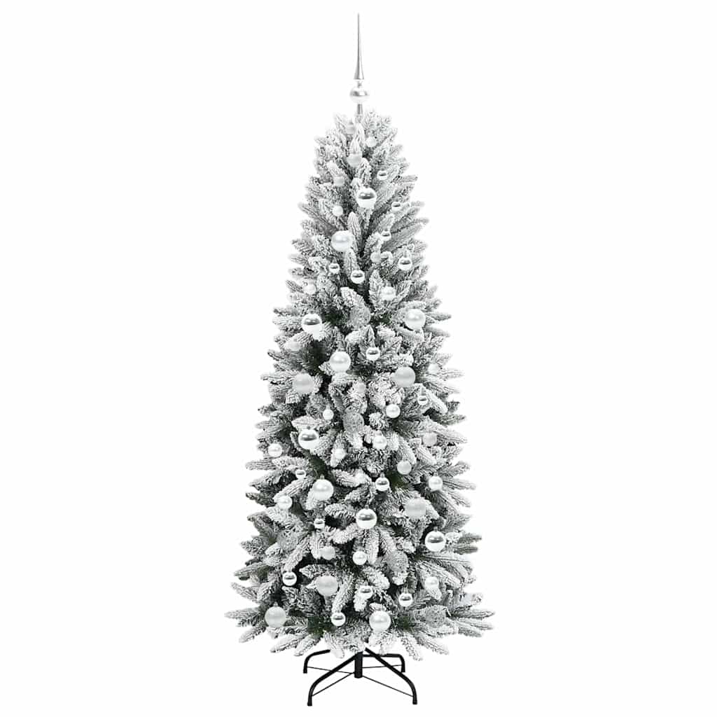 Kunstkerstboom met 300 LED met standaard Wit 73 x 73 x 180 cm