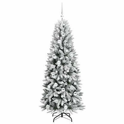 Kunstkerstboom met 300 LED met standaard Wit 73 x 73 x 180 cm
