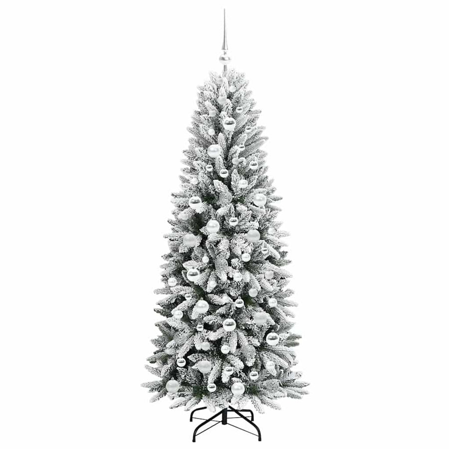 Kunstkerstboom met 300 LED met standaard Wit 73 x 73 x 180 cm