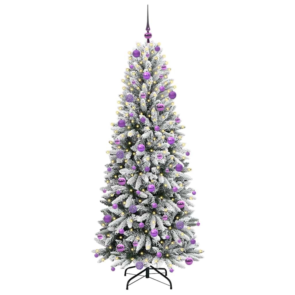 Kunstkerstboom met 300 LED met standaard Wit 73 x 73 x 180 cm