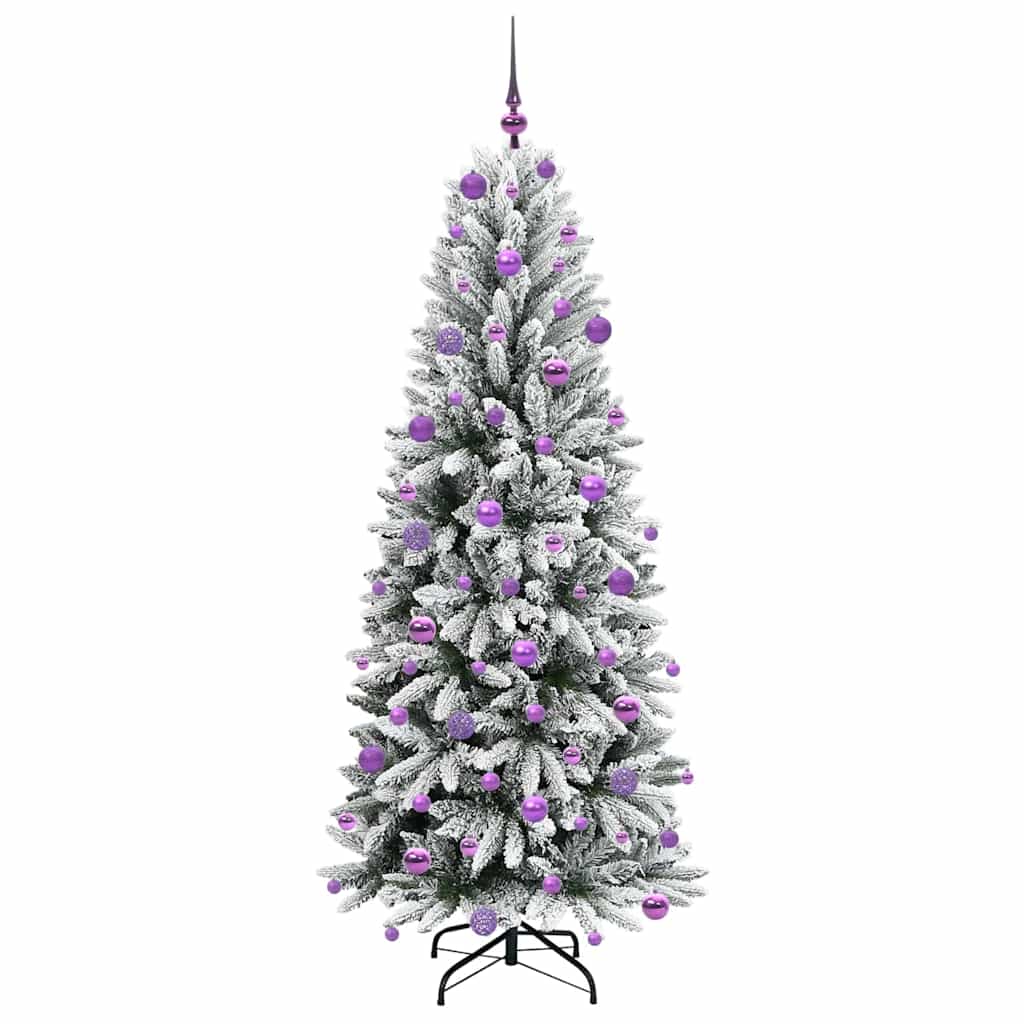 Kunstkerstboom met 300 LED met standaard Wit 73 x 73 x 180 cm
