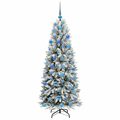 Kunstkerstboom met 300 LED met standaard Wit 73 x 73 x 180 cm