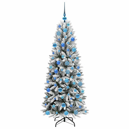 Kunstkerstboom met 300 LED met standaard Wit 73 x 73 x 180 cm