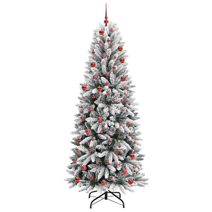 Kunstkerstboom met 300 LED met standaard Wit 78 x 78 x 210 cm