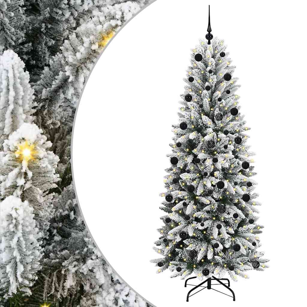 Kunstkerstboom met 300 LED met standaard Wit 78 x 78 x 210 cm