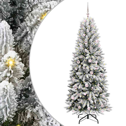 Kunstkerstboom met 300 LED met standaard Wit 78 x 78 x 210 cm