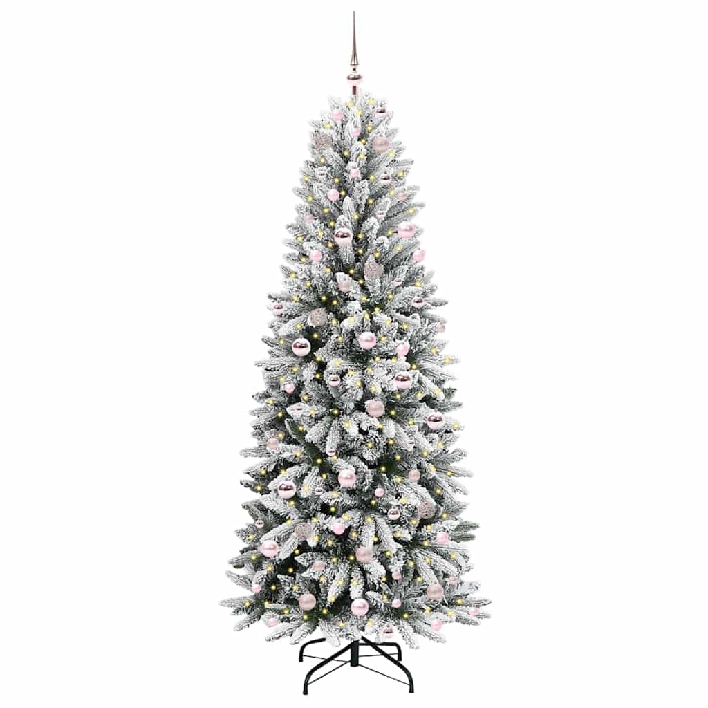 Kunstkerstboom met 300 LED met standaard Wit 78 x 78 x 210 cm