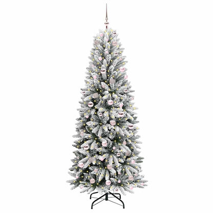 Kunstkerstboom met 300 LED met standaard Wit 78 x 78 x 210 cm