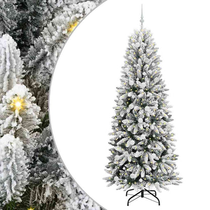 Kunstkerstboom met 300 LED met standaard Wit 78 x 78 x 210 cm