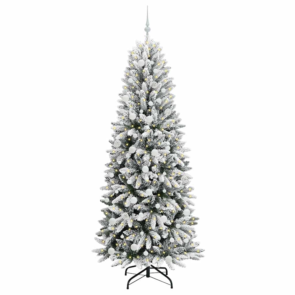 Kunstkerstboom met 300 LED met standaard Wit 78 x 78 x 210 cm