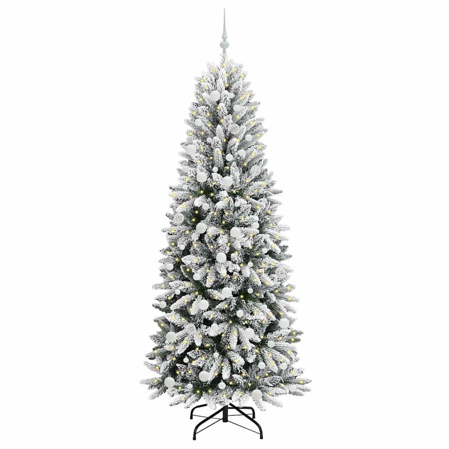 Kunstkerstboom met 300 LED met standaard Wit 78 x 78 x 210 cm